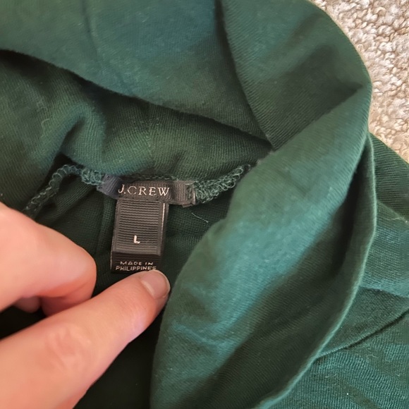 J. Crew basic green turtleneck - Picture 2 of 2